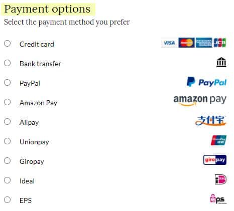 review giglio payment options