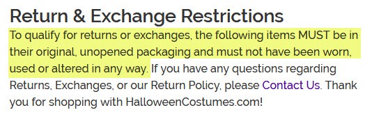 halloweencostumes.com-return-exchange-policy